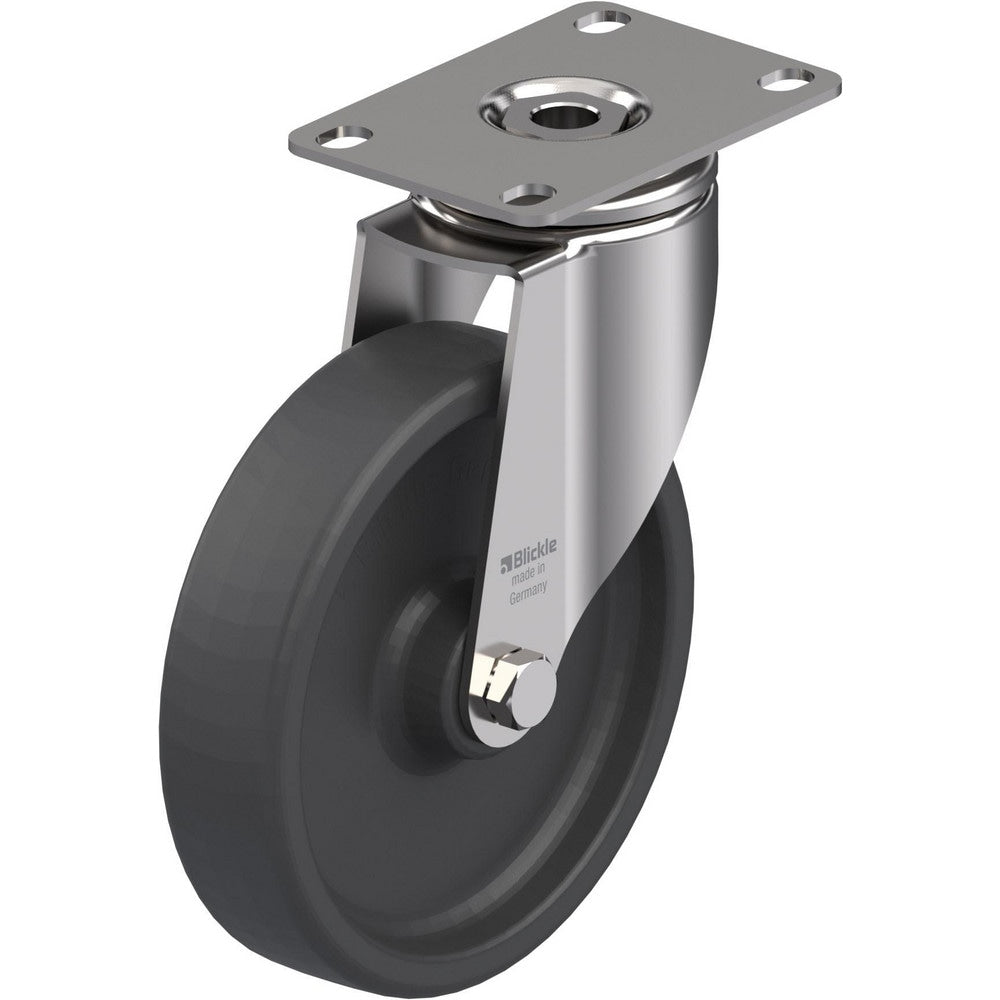 Standard Casters; Mount: Hollow Kingpin; Caster Type: Twin Wheel Swivel; Bearing Type: Precision Ball; Style: Double Ball; Wheel Diameter (Inch): 4; Wheel Width (Inch): 11/16