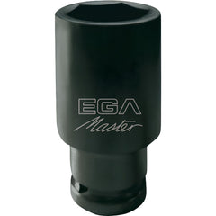 Impact Socket: 1-1/2" Drive, 2" Socket, Hex Drive