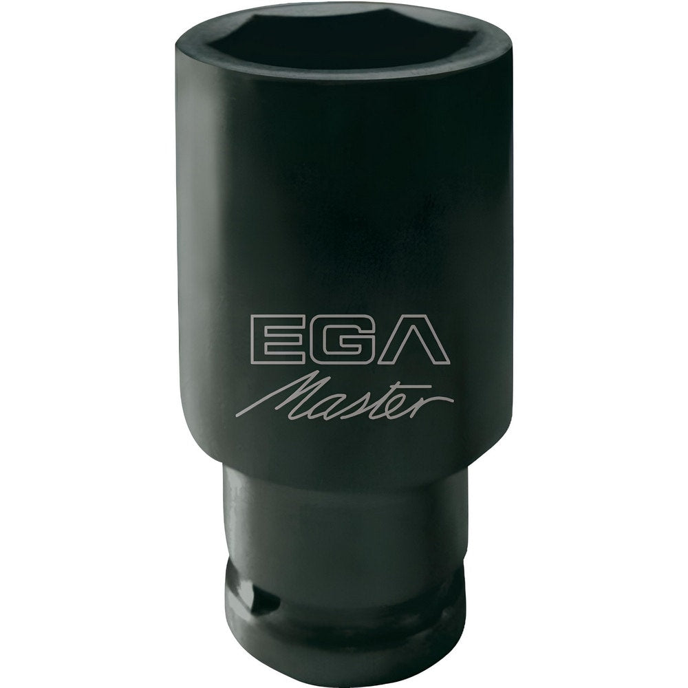 Impact Socket: 1-1/2" Drive, 1-5/8" Socket, Hex Drive