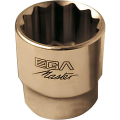 Specialty Sockets; Socket Type: Non-Impact; Drive Size: 1/2; Socket Size: 8 mm; Finish: Satin