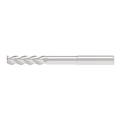 Corner Radius End Mill: 12.00 mm Dia, 49.00 mm LOC, 0.30 mm Radius, 3 Flute, Solid Carbide