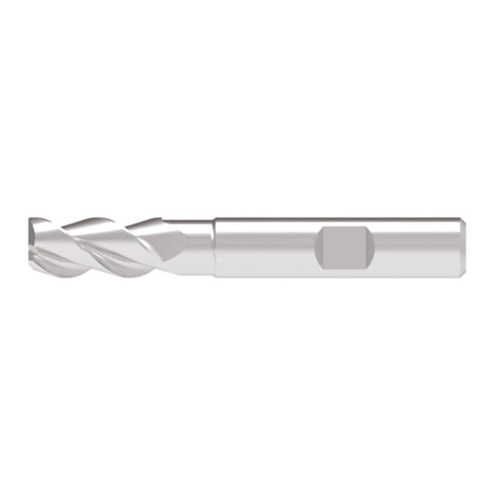 Corner Chamfer End Mill: 11.50 mm Dia, 25.00 mm LOC, 3 Flute, 0.20 mm Chamfer Width, Solid Carbide