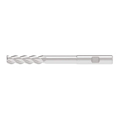 Corner Chamfer End Mill: 11.00 mm Dia, 49.00 mm LOC, 3 Flute, 0.20 mm Chamfer Width, Solid Carbide