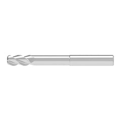 Corner Radius End Mill: 10.00 mm Dia, 26.00 mm LOC, 1.00 mm Radius, 3 Flute, Solid Carbide