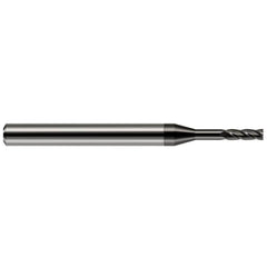 Square End Mill: 0.0780" Dia, 0.2340" LOC, 4 Flute, Solid Carbide