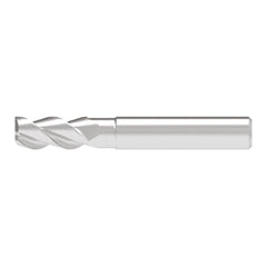 Corner Radius End Mill: 6.00 mm Dia, 13.00 mm LOC, 0.50 mm Radius, 3 Flute, Solid Carbide