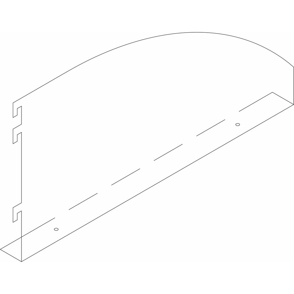 Cabinet Components & Accessories; Accessory Type: Shelf Bracket; For Use With: Shelving Stancions; Overall Depth: 12 in; Overall Height: 6 in; Material: Steel; Color: Pearl
