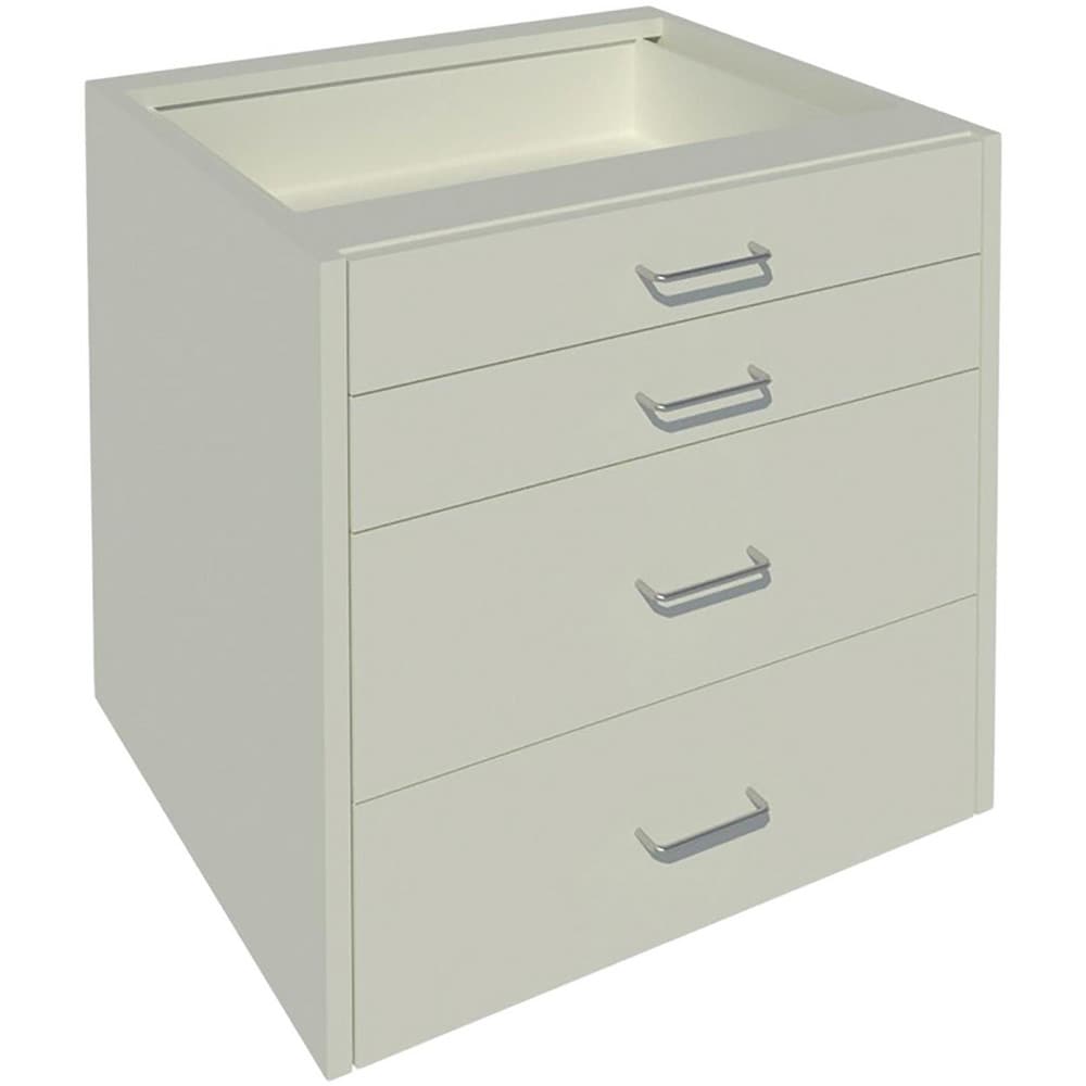 Cabinet Components & Accessories; Accessory Type: Suspended Cabinet; For Use With: Table Systems; Overall Depth: 22 in; Overall Height: 23.0625 in; Material: Steel; Color: Pearl; Overall Width: 24