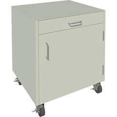 Cabinet Components & Accessories; Accessory Type: Mobile Cabinet; For Use With: Mobile Cabinet; Overall Depth: 22 in; Overall Height: 24 in; Material: Steel; Color: Pearl; Overall Width: 24