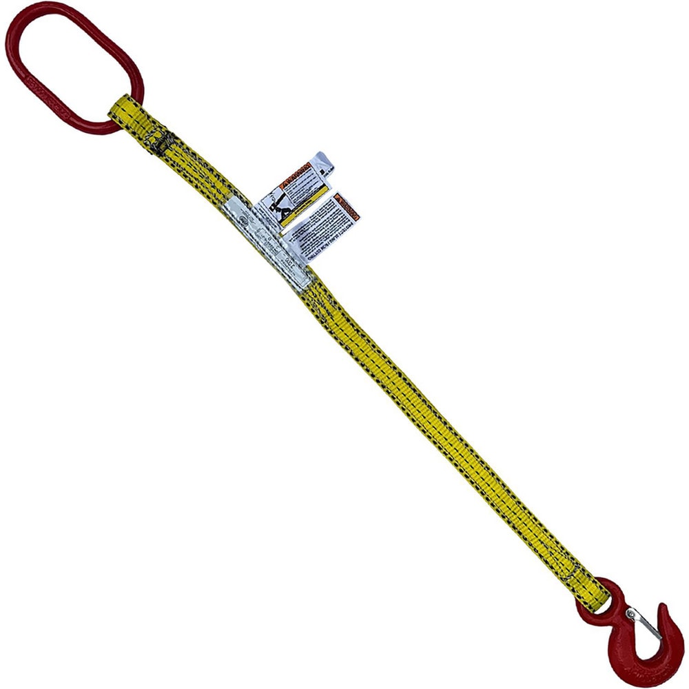 Bridle, Type 10 Web Sling: 6' Long, 2" Wide, 6000 lb Vertical Capacity, Polyester