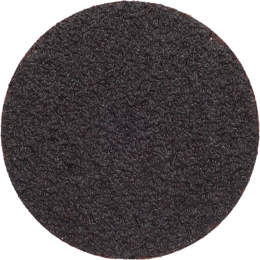 Quick-Change Disc: Type S, 3" Dia, 24 Grit, Aluminum Oxide, Coated