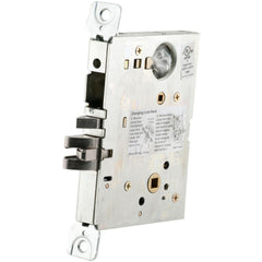 Electromechanical Lock Bodies; Type: Electrified Mortise Lock Body; Fail Safe: Yes; Fail Secure: Yes; Request to Exit: No; Voltage: 24V DC, 12V DC; Material: Metal; Finish: Gray