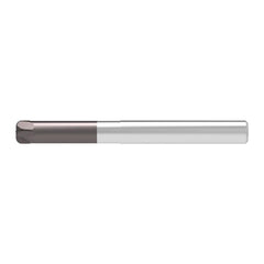 Corner Radius End Mill: 12.00 mm Dia, 7.00 mm LOC, 1.00 mm Radius, 8 Flute, Solid Carbide