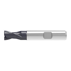 Corner Chamfer End Mill: 5.50 mm Dia, 8.00 mm LOC, 2 Flute, 0.12 mm Chamfer Width, Solid Carbide