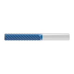 Corner Radius End Mill: 16.00 mm Dia, 65.00 mm LOC, 2.00 mm Radius, 8 Flute, Solid Carbide