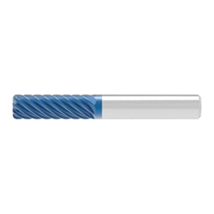 Corner Radius End Mill: 6.00 mm Dia, 16.00 mm LOC, 1.00 mm Radius, 6 Flute, Solid Carbide