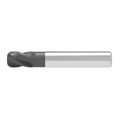 Corner Radius End Mill: 12.00 mm Dia, 16.00 mm LOC, 1.50 mm Radius, 4 Flute, Solid Carbide