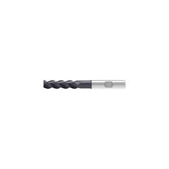 Corner Chamfer End Mill: 3.00 mm Dia, 20.00 mm LOC, 3 Flute, 0.07 mm Chamfer Width, Solid Carbide