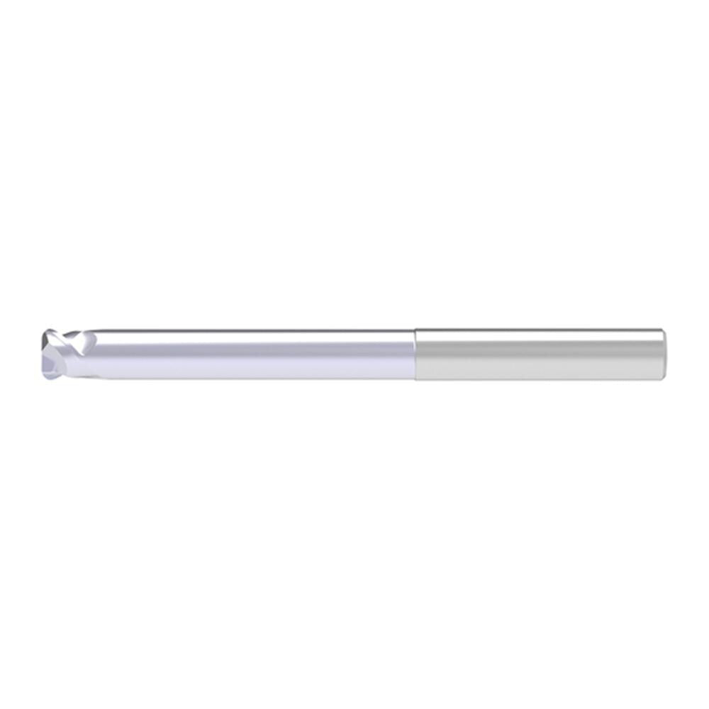Corner Radius End Mill: 6.00 mm Dia, 4.00 mm LOC, 1.00 mm Radius, 2 Flute, Solid Carbide