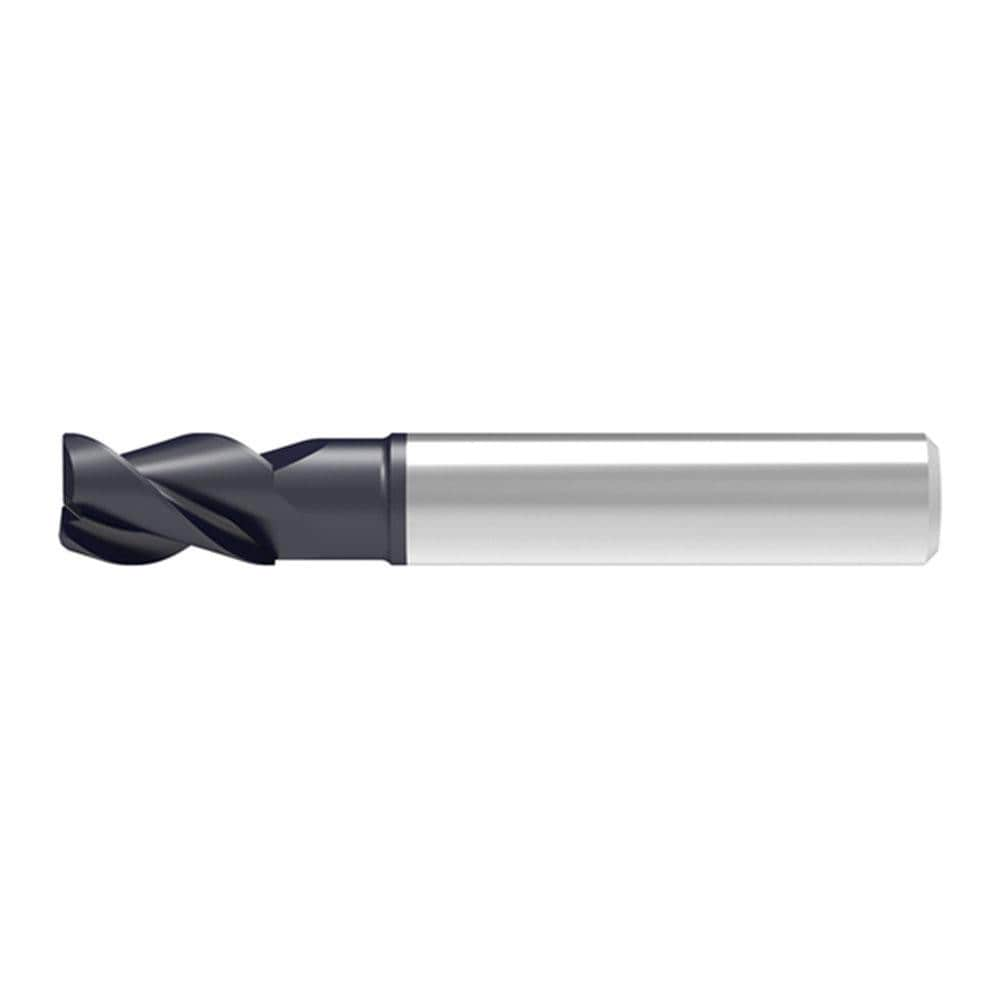 Corner Chamfer End Mill: 14.00 mm Dia, 18.00 mm LOC, 3 Flute, 0.20 mm Chamfer Width, Solid Carbide