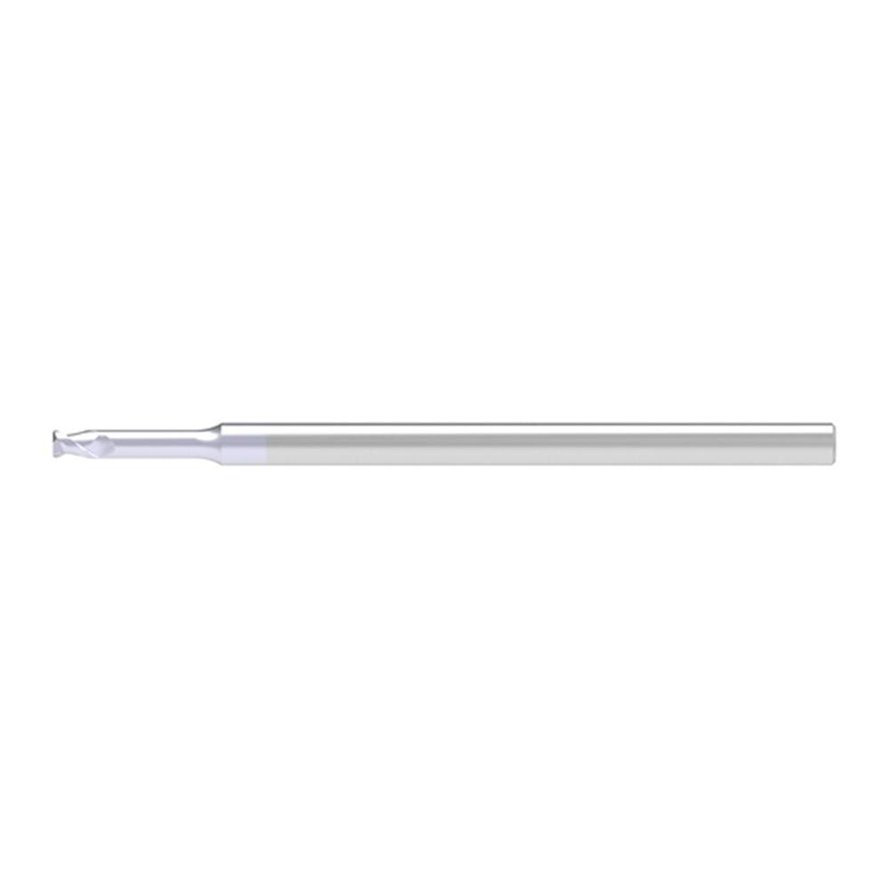 Corner Radius End Mill: 6.00 mm Dia, 6.00 mm LOC, 0.60 mm Radius, 2 Flute, Solid Carbide