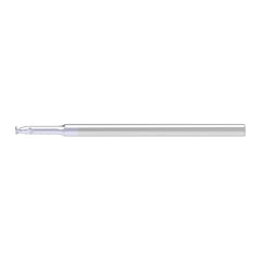 Corner Radius End Mill: 6.00 mm Dia, 6.00 mm LOC, 0.60 mm Radius, 2 Flute, Solid Carbide