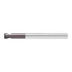 Corner Radius End Mill: 10.00 mm Dia, 6.00 mm LOC, 2.00 mm Radius, 2 Flute, Solid Carbide