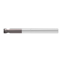 Corner Radius End Mill: 6.00 mm Dia, 4.00 mm LOC, 2.00 mm Radius, 2 Flute, Solid Carbide
