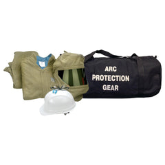 Arc Flash Clothing Kit: Size Medium, Cotton, Jacket, Pants & Hoods