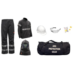 Arc Flash Clothing Kit: Size 4X-Large, Cotton, Jacket, Pants & Hoods