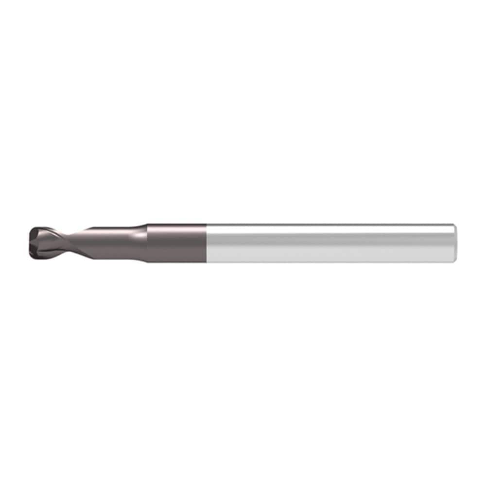 Corner Radius End Mill: 5.00 mm Dia, 5.00 mm LOC, 0.50 mm Radius, 2 Flute, Solid Carbide