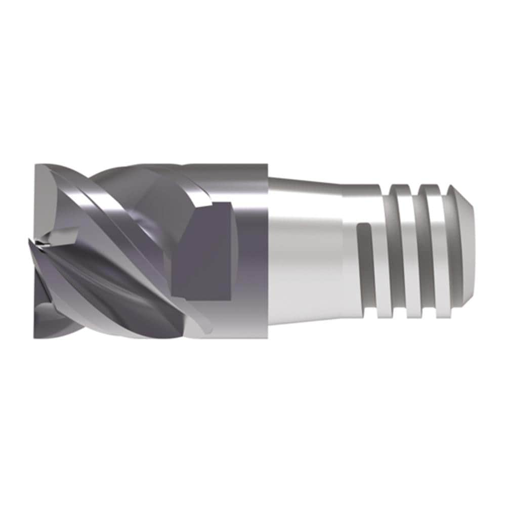 Corner Radius & Corner Chamfer End Mill Heads; Mill Diameter (mm): 11.70; Length of Cut (mm): 9.0000; Number Of Flutes: 4