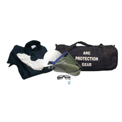 Arc Flash Clothing Kit: Size Small, Cotton, Bib Overalls, Hoods & Jacket