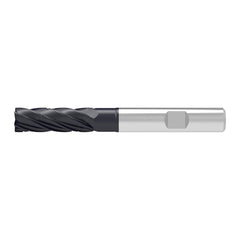 Corner Chamfer End Mill: 16.00 mm Dia, 49.00 mm LOC, 6 Flute, 0.20 mm Chamfer Width, Solid Carbide