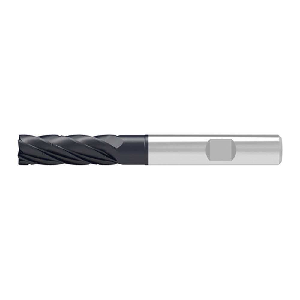 Corner Chamfer End Mill: 10.00 mm Dia, 31.00 mm LOC, 6 Flute, 0.20 mm Chamfer Width, Solid Carbide