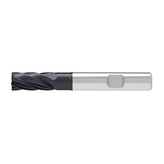 Corner Chamfer End Mill: 20.00 mm Dia, 41.00 mm LOC, 6 Flute, 0.20 mm Chamfer Width, Solid Carbide