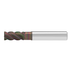 Corner Chamfer End Mill: 16.00 mm Dia, 36.00 mm LOC, 4 Flute, 0.20 mm Chamfer Width, Solid Carbide