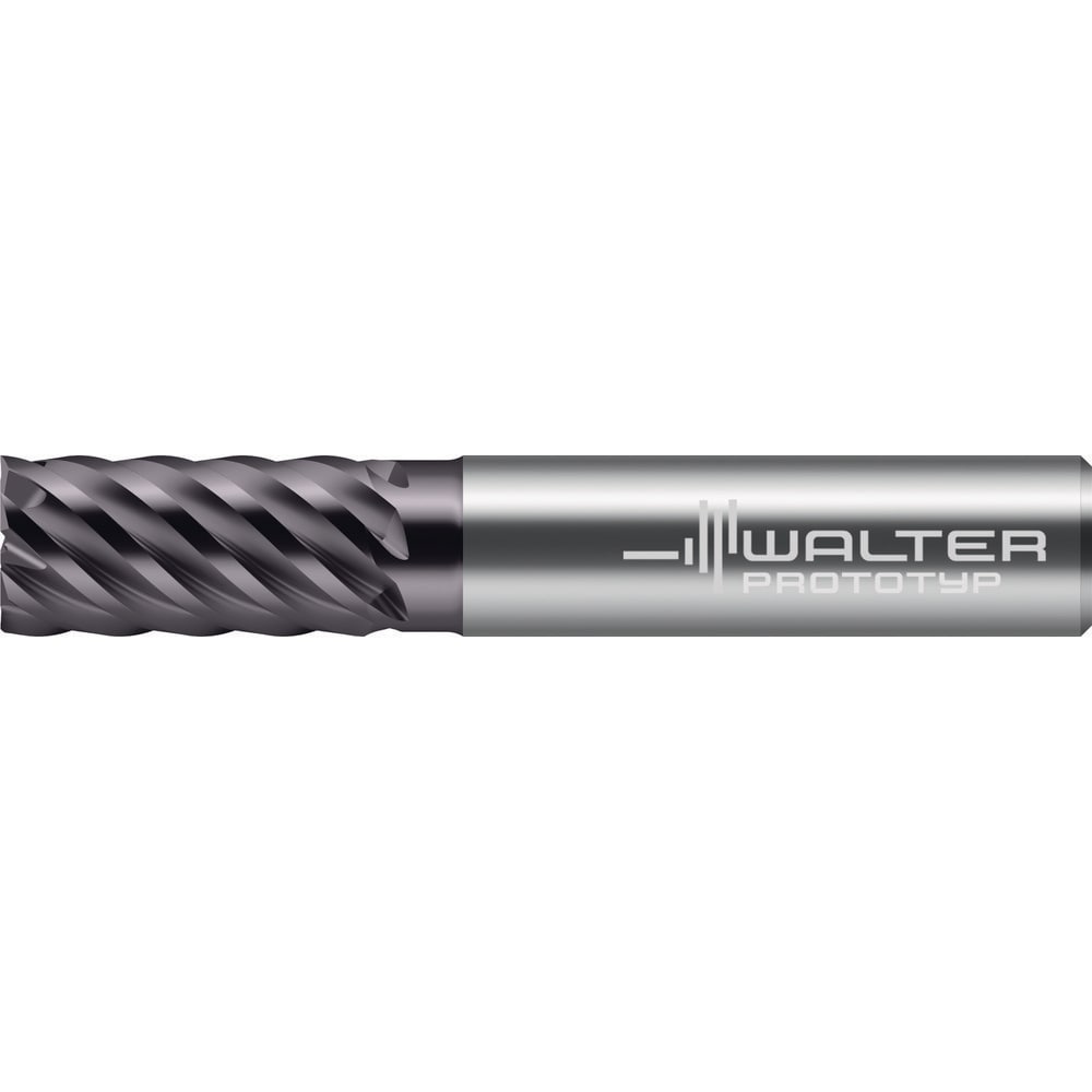 Square End Mill: 12.00 mm Dia, 31.00 mm LOC, 7 Flute, Solid Carbide