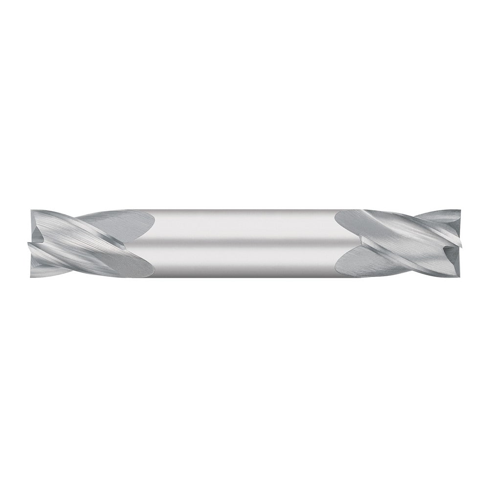 Square End Mill: 1/4" Dia, 1/2" LOC, 4 Flute, Solid Carbide