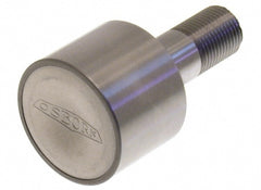 Plain Cam Follower: 2.5" Roller Dia, 1.688" Roller Width, 1" Stud Dia