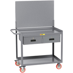 Mobile Work Benches; Bench Type: Mobile Workstation; Edge Type: Square; Depth (Inch): 24; Leg Style: Fixed; Load Capacity (Lb.