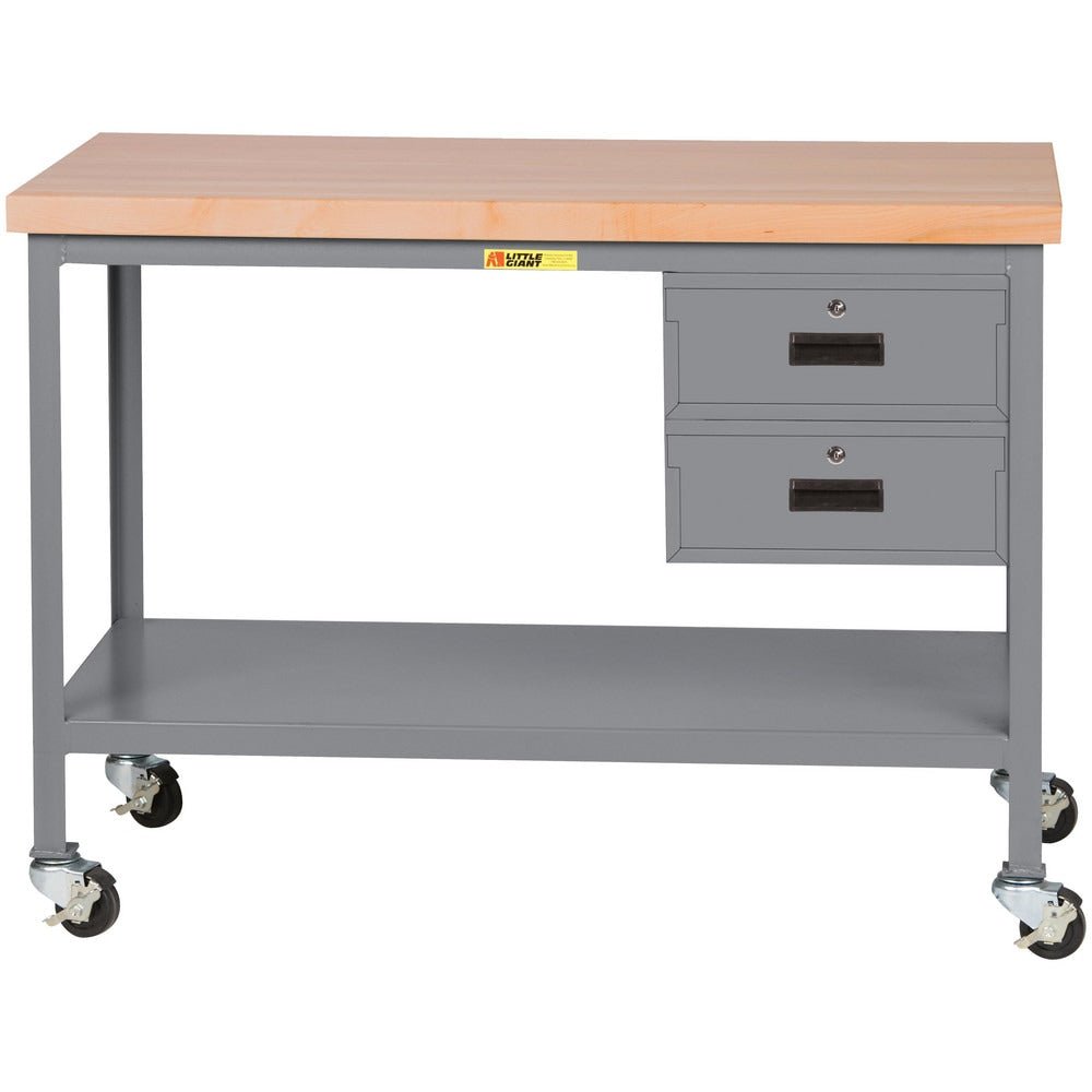 Mobile Work Benches; Bench Type: Butcher Block Work Center; Edge Type: Square; Depth (Inch): 30; Leg Style: Fixed; Load Capacity (Lb.