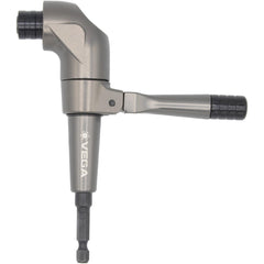 Power Drill Accessories; Accessory Type: Right Angle Adapter; For Use With: Bits Up To 1/4? In Diameter; Additional Information: Features A Quick-Release Chuck With Magnetic Retention, Industrial Quality Gears, An Ergonomic Design, And An Adjustable Rotat