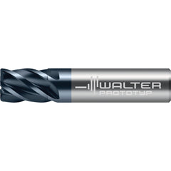 Corner Radius End Mill: 3/4" Dia, 2-3/4" LOC, 0.0900" Radius, 5 Flute, Solid Carbide