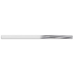 Chucking Reamer: 7/16" Dia, 7" OAL, 1-3/4" Flute Length, Straight-Cylindrical Shank, HSS