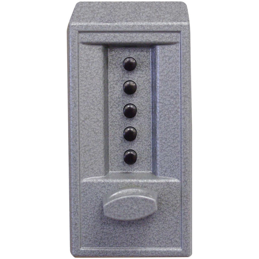 Knob Locksets; Type: Entrance; Key Type: Keyed Different; Material: Metal; Finish/Coating: Gray, Satin Chrome; Compatible Door Thickness: 1-3/8" to 2-1/4"; Backset: 2.75