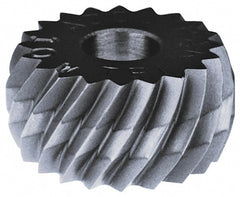 Convex Knurl Wheel: 1/2" Dia, 90 &deg; Tooth Angle, 20 TPI, Diagonal, Cobalt