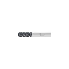 Corner Chamfer End Mill: 19.50 mm Dia, 38.00 mm LOC, 4 Flute, 0.30 mm Chamfer Width, Solid Carbide