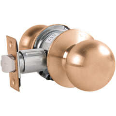 Knob Locksets; Type: Passage; Key Type: Keyed Different; Material: Metal; Finish/Coating: Satin Chrome; Compatible Door Thickness: 1-3/8" to 1-3/4"; Backset: 2.75; Lockset Grade: Grade 2