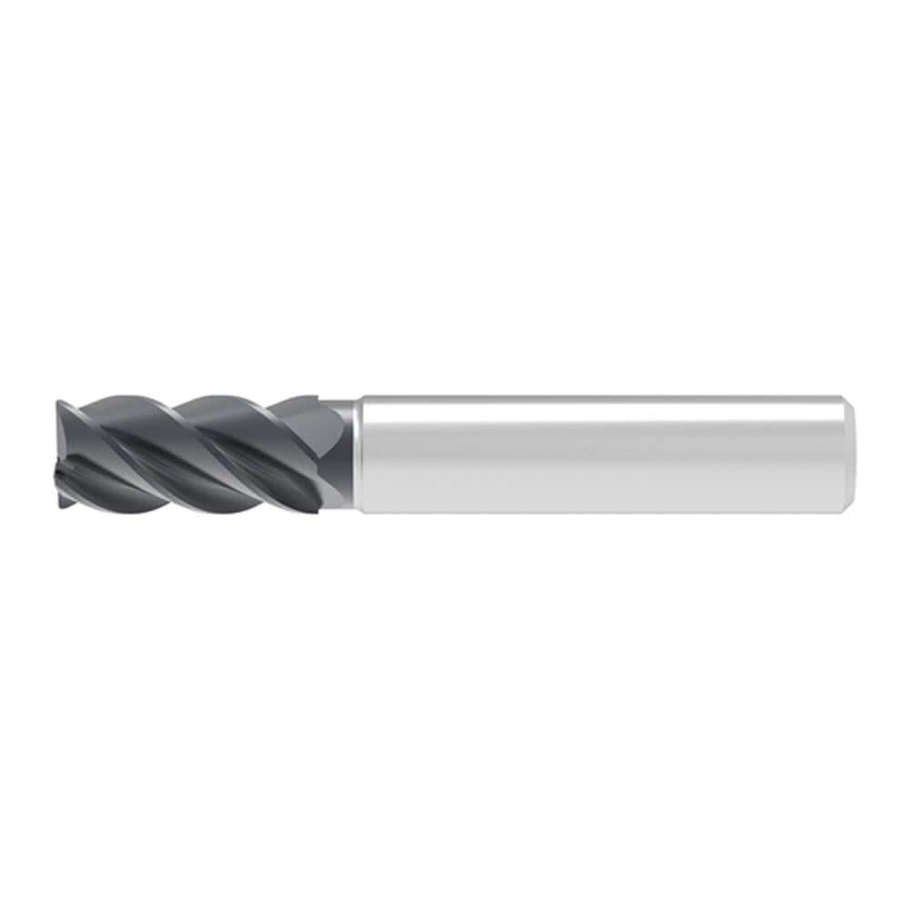 Corner Chamfer End Mill: 19.50 mm Dia, 30.00 mm LOC, 4 Flute, 0.30 mm Chamfer Width, Solid Carbide